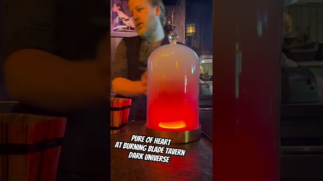 New Pure of Heart drink at Burning Blade Tavern at 