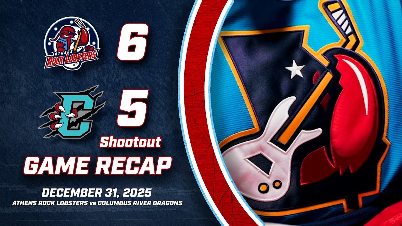 HIGHLIGHTS | Rock Lobsters (6), River Dragons (5) | Dec. 31, 2025 | New Year’s Eve | FPHL