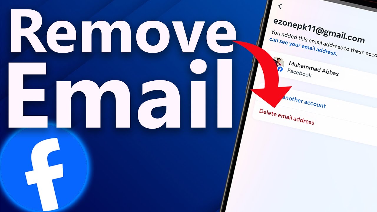 How to Remove Your Email from Facebook | Easy Step-by-Step Guide - YouTube