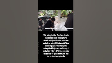 Thái Lan treo cờ rủ tưởng nhớ Tổng Bí thư Nguyễn Phú Trọng #nguyenphutrong #tintuc #vietnamtoiyeu