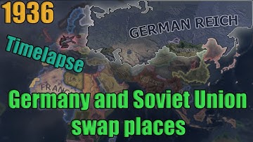 If Soviet Union and Germany switched places? | Hoi4 Timelapse