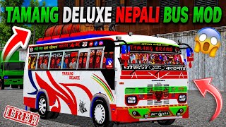 Tamang Deluxe| New Nepali Bus Mod Released for Bus Simulator Indonesia🇳🇵| Download Now 🔥 screenshot 2