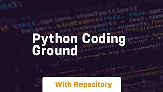 python coding ground