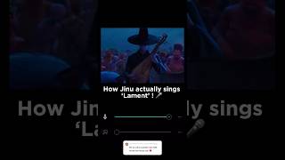 ‘Jinu’s lament’ with VS without backround MUSIC! 🎤 *requsted* #kpopdemonhunters #plsdontflop