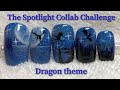 Dragon/Game of Thrones Nails | ✨The Spotlight Collab Challenge✨ 3 of 3 | Nail Art Tutorial