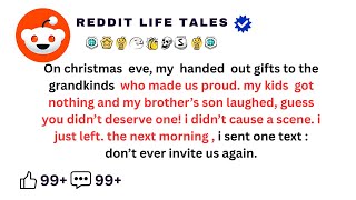 On Christmas Eve, My Parents Gave Gifts to “The Grandkids Who Mattered” — Mine Were Ignored