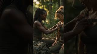 Journey of Congo Rainforest (part 5)to🦬🦖🪱go a traibal people , they journy by boat#shorts #viral
