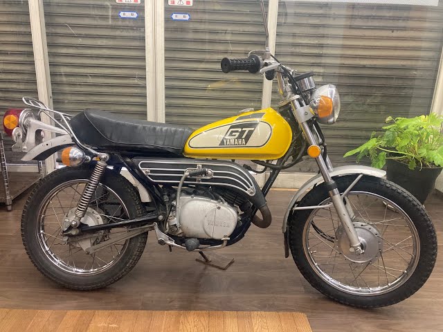 YAMAHA MINI GT50 1975 442 コンペティションイエロー ミニトレ - YouTube