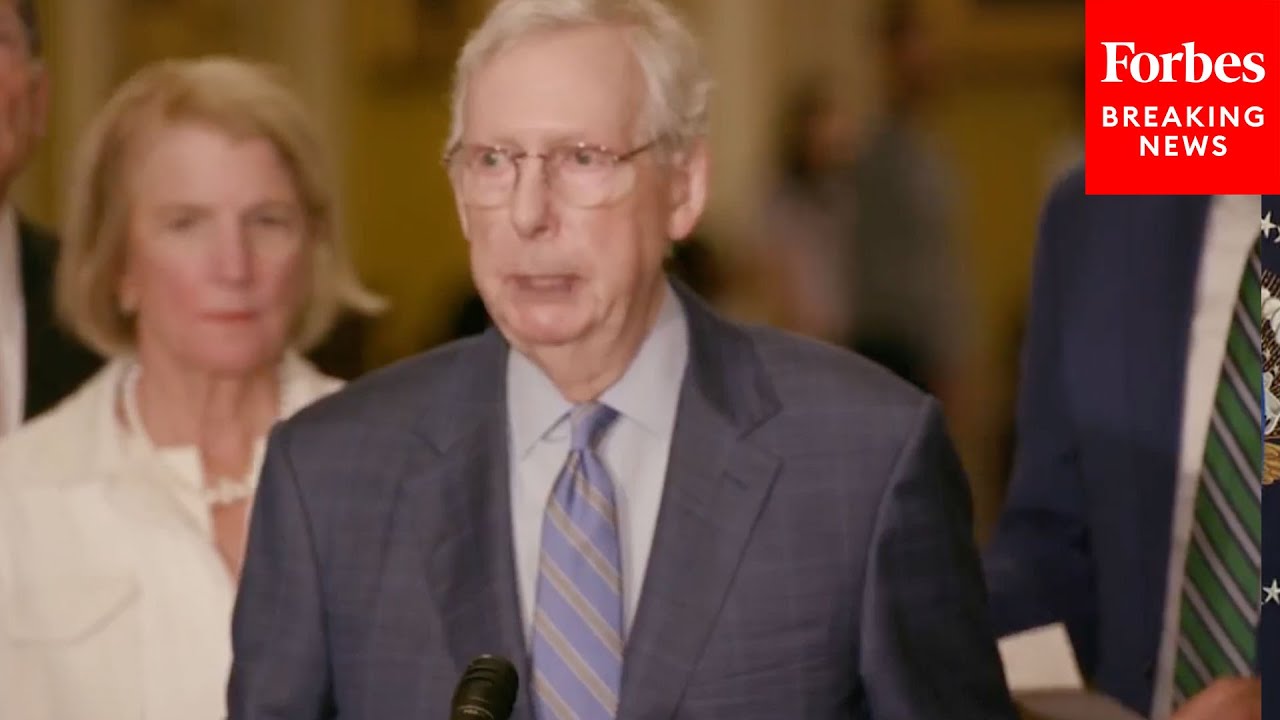 Senate Republican Leaders Hold Press Briefing Following Israeli President Isaac Herzog's Address