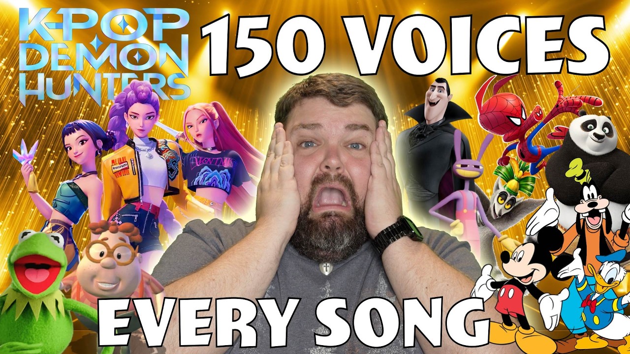 Актер озвучки спел ВСЕ песни K-Pop Demon Hunter, используя 150 имитаций!