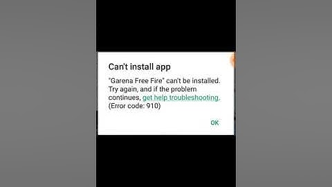 How to fix problem error code 910