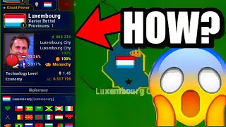 Age Of History 2 - Luxembourg But I Break The Game... [ModernDay Gameplay] screenshot 4