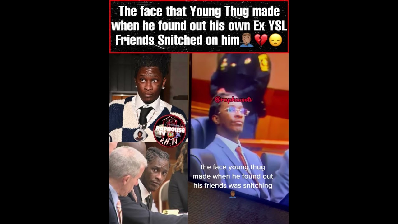 The face that Young Thug made when he found out his own Ex YSL Friends Snitched on him💔😞