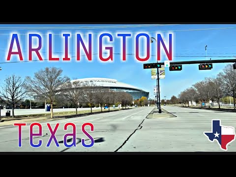 [4K] Arlington, Texas - DFW Metro - Driving Tour