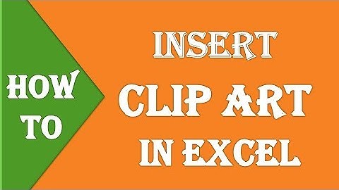 How To Insert Clipart in Excel  l  Clipart In Excel  l  Microsoft Office Art Clipart lInsert Clipart