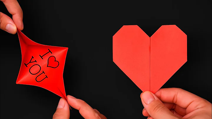 Origami Heart with a Secret Love Message – Easy Valentine’s DIY