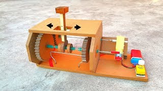 DIY 2 Speed Gearbox from cardboard