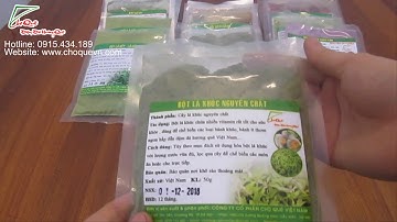 BỘT LÁ KHÚC KHÔ NGUYÊN CHẤT CHỢ QUÊ  (Liên Hệ Mua Bột lá khúc 0967.694.021 - 0963274216)