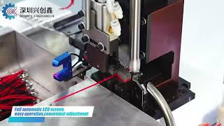Automatic Dual Wires Combined Crimping Machine 3 Wires Terminal Press Machine