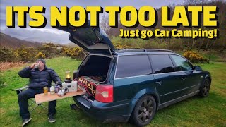 A last minute ADVENTURE | Car camping in Northumberland