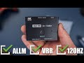 CableDeconn HDMI 2.1 4K/120Hz Switch for Xbox Series X, PS5, RTX 3000, & more! VRR/ALLM/120Hz WORKS!