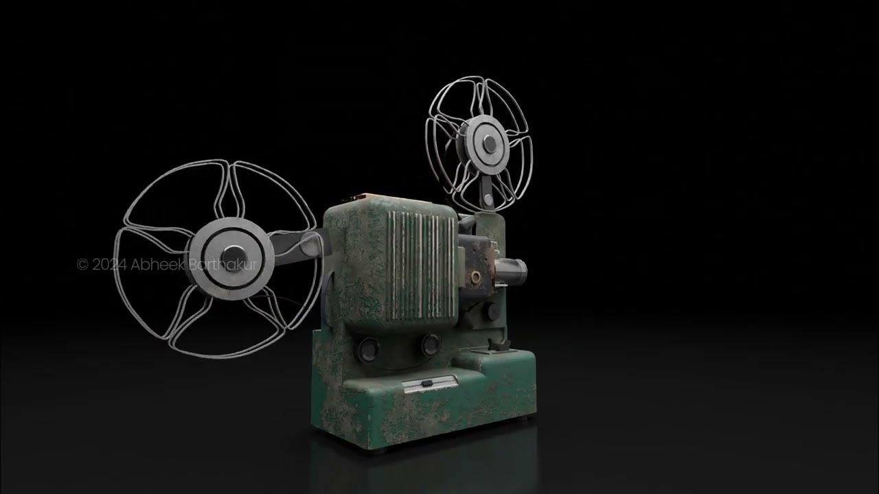 Old Projector Blender Substance 3D Painter Showreel 2024 YouTube