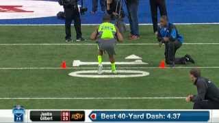 Highlight: Justin Gilbert Impresses at NFL Combine