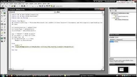 Visual Basic 6.0 and Microsoft Access ADODC Connection Database Tutorial Part 1 of 4