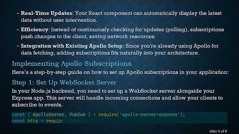 Refreshing Your React Component with Apollo Subscriptions for Real-Time Data from Node.js