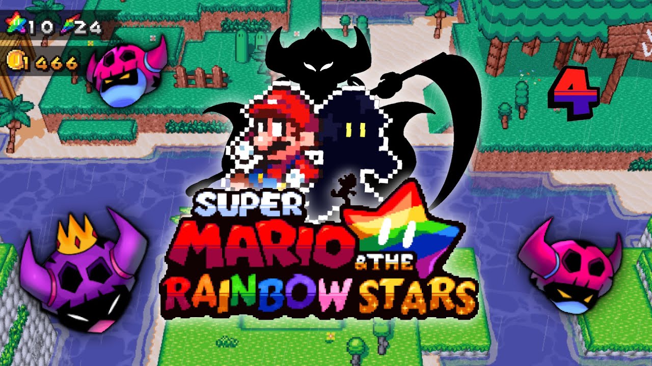 Super MARIO and the RAINBOW STARS Daredevil difficulty, part 4: Coral Coastline, World 1