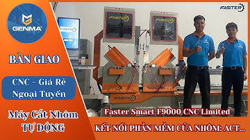 Bàn Giao Máy Cắt Nhôm 2 Đầu CNC Ngoại Tuyến Giá Rẻ Nhất | Kết Nối Phần Mềm Cửa Nhôm ACT - ERP