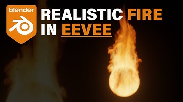 Blender Tutorial - Rendering Realistic Fire in EEVEE