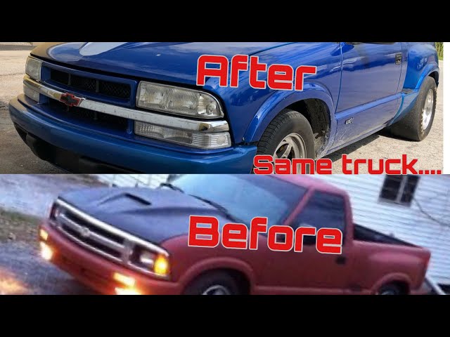 How To 95 97 S10 Grille Swap to a 98 Grille