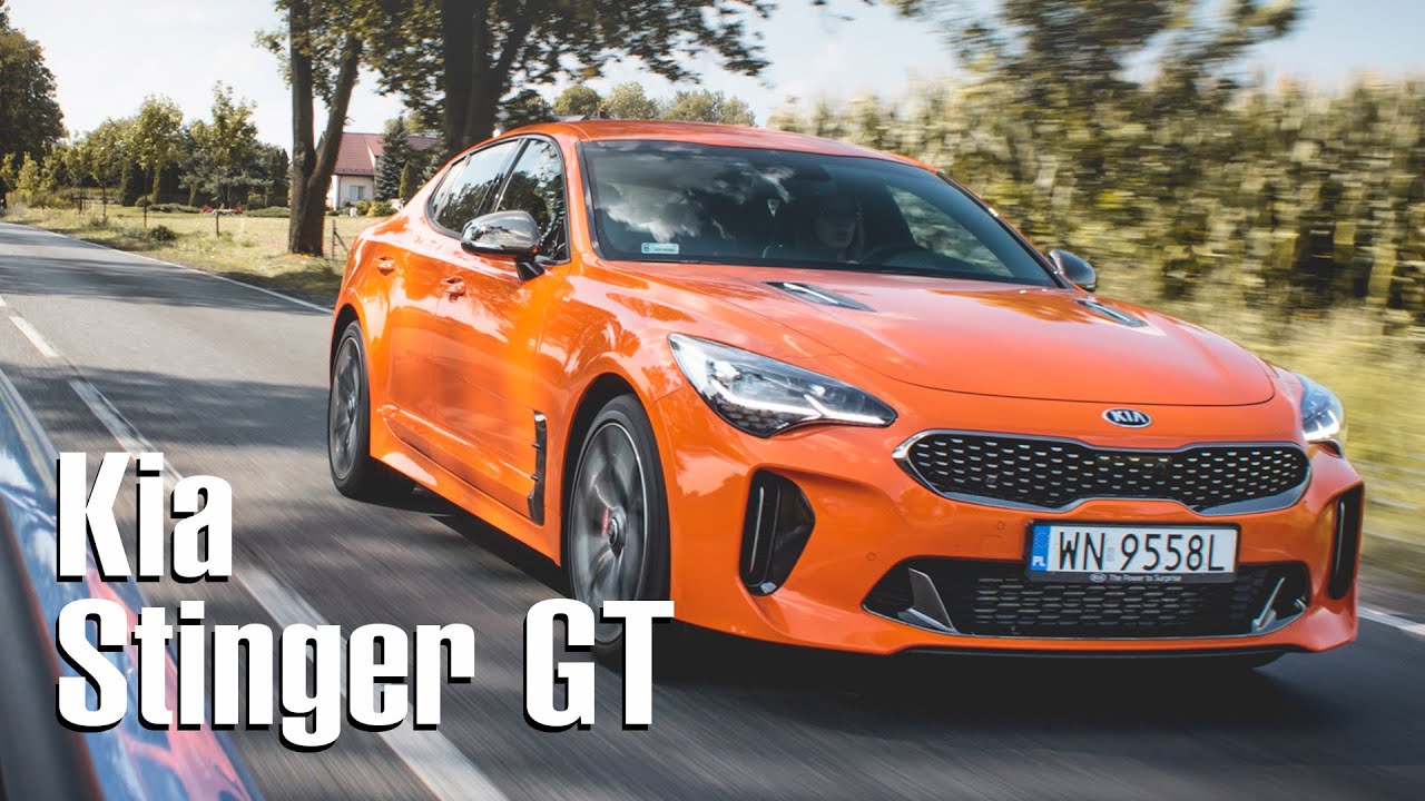 Kia Stinger GT dźwięk wydechu (postój, ruch) YouTube