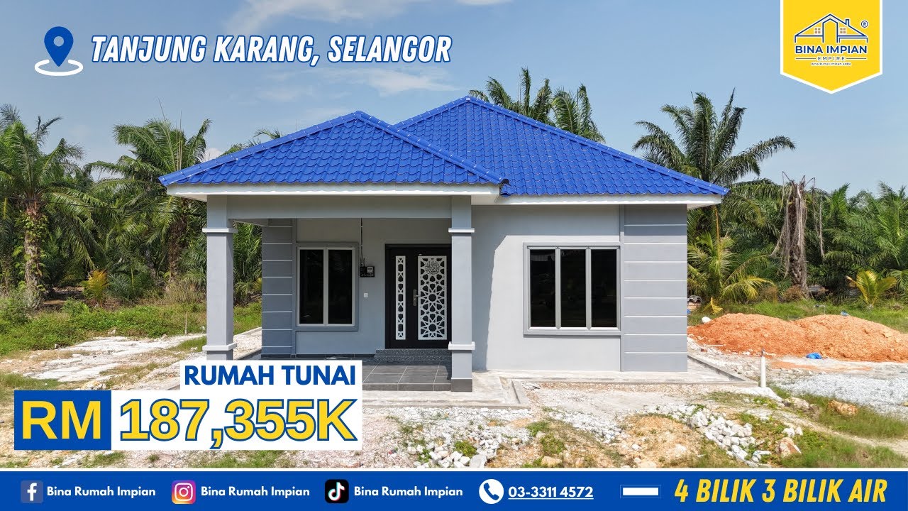 Rumah Bumbung Biru | Tanjung Karang