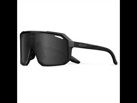 Окуляри спортивні SCVCN Cycling Glasses Black  (DZ-S62-PH-03), видео 1