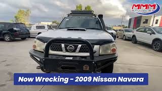 2009 Nissan Navara (XHU959) Used Auto Parts Melbourne