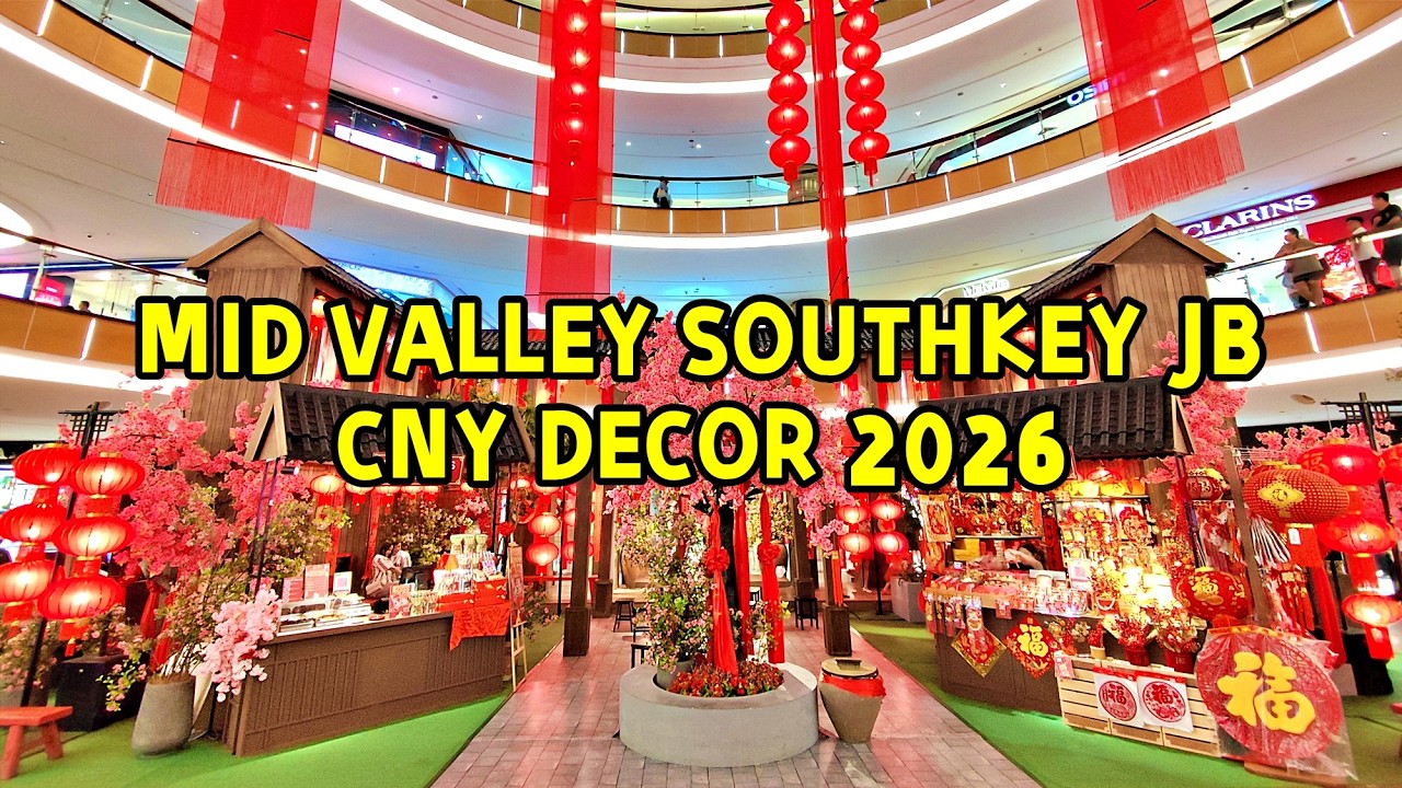 MID VALLEY SOUTHKEY JOHOR BAHRU CNY DECOR 2026