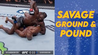 Vicious Ground Pound Moments In Mma