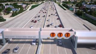 NTTA PGBT Aerial View Widening Project I35 to DNT