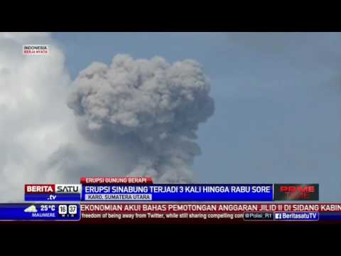 Aktivitas Gunung Sinabung Masih Tinggi