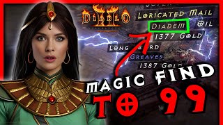 I Got My FIRST 99 in 2 DECADES! Drops and Highlights From 98-99 - Diablo 2 Resurrected