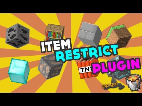 Minecraft Plugin Tutorial: ItemRestrict