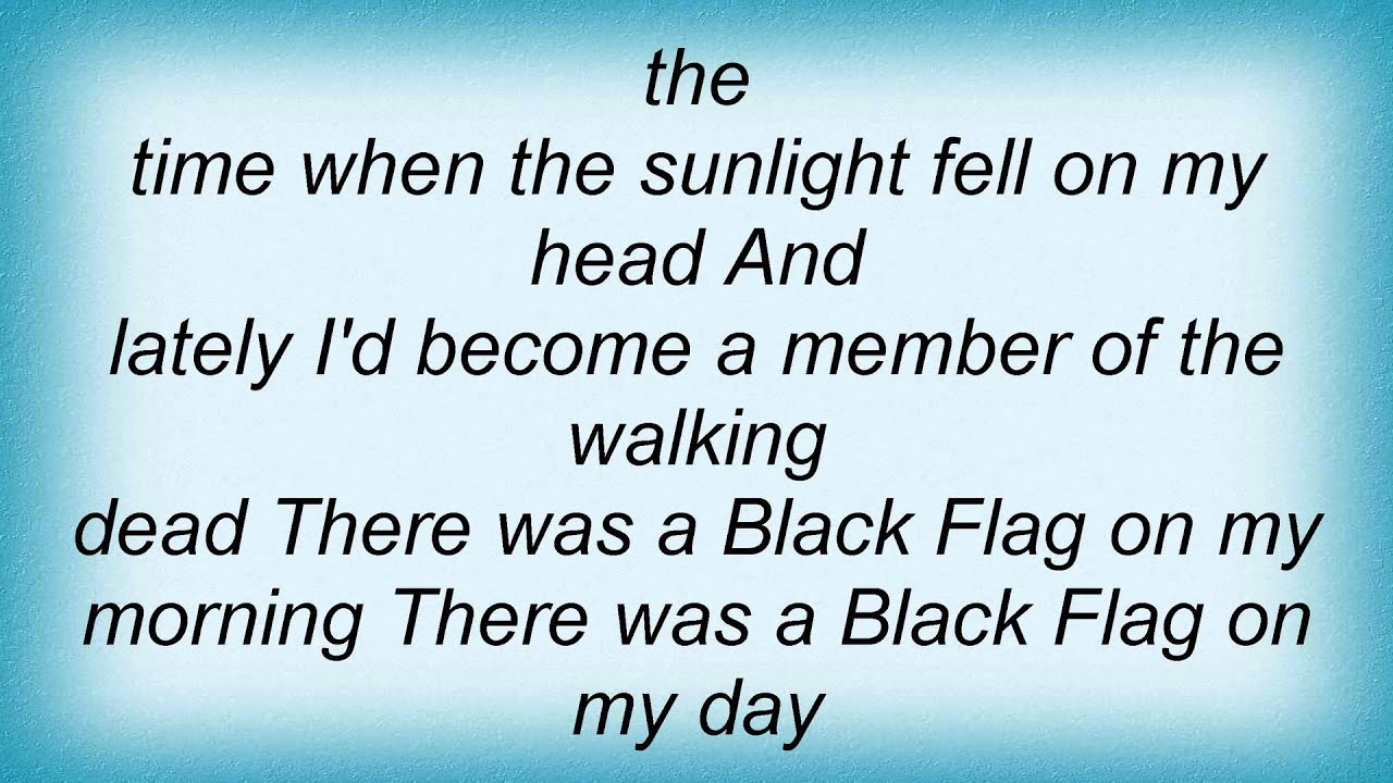 King's X Black Flag Lyrics YouTube