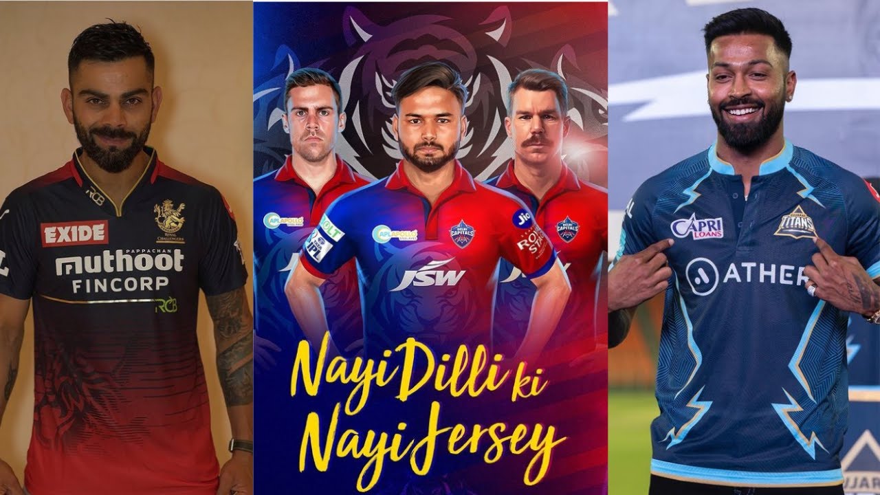 TATA IPL 2022 TEAMS NEW JERSEY | RCB MI GT& DC TEAMS NEW JERSEY | IPL JERSEY 2022 |