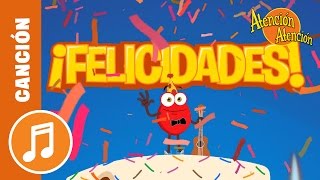 Video thumbnail of "Canción de Cumpleaños Atención Atención | Vera La Pulga Viajera  - Es Para Ti"