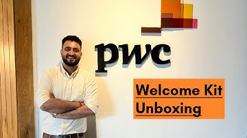 PwC Welcome Kit unboxing #PwC #big4 #interview