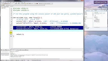 [머구리씨] C언어--07. printf_float1. 실수형 상수를 표현하는 방식은 두가지이다.(고정소수점, 부동소수점)