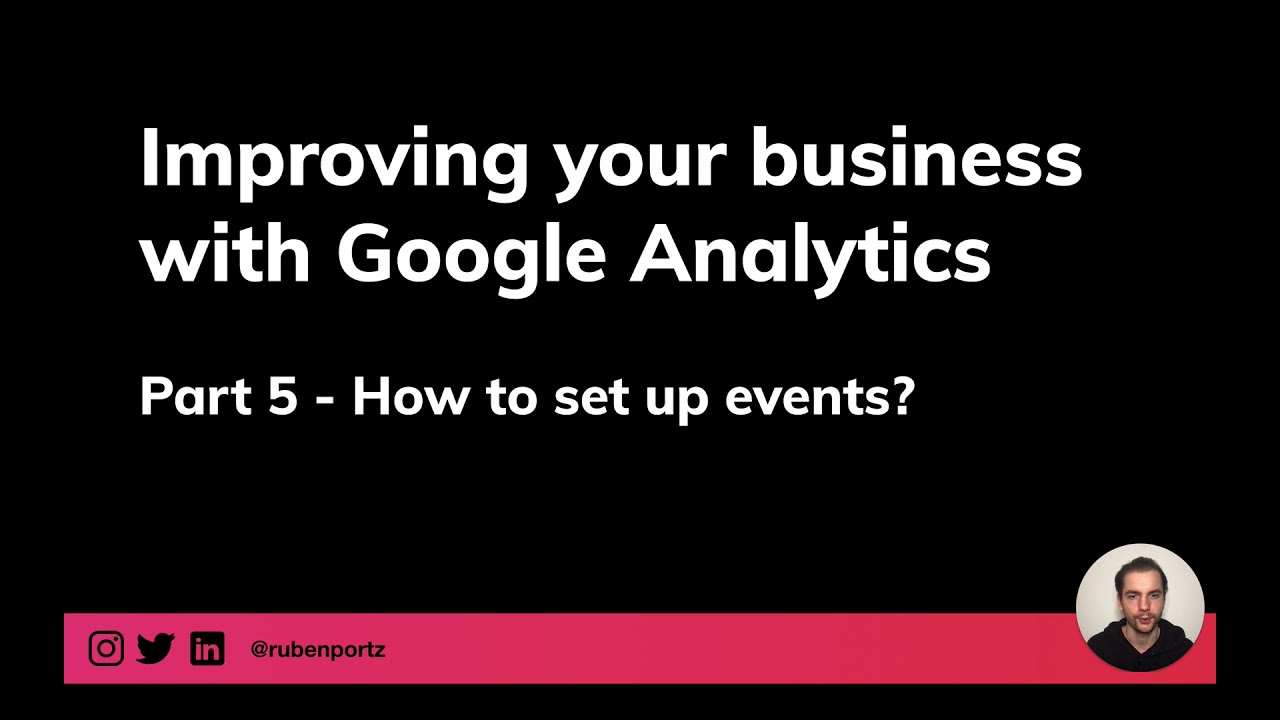 How to set up event tracking in Google Analytics? - YouTube
