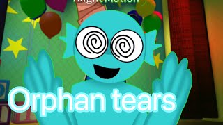 [] Orphan tears meme [] ft: teal, red, and player [] my au []